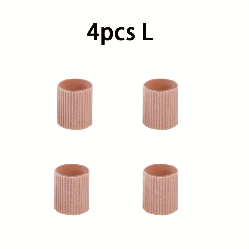 TEMU 4pcs Soft Rubber Toe Pad Cover, Anti-wear Foot Sticker, Protect Corns, , Calluses, Fingers And Toes