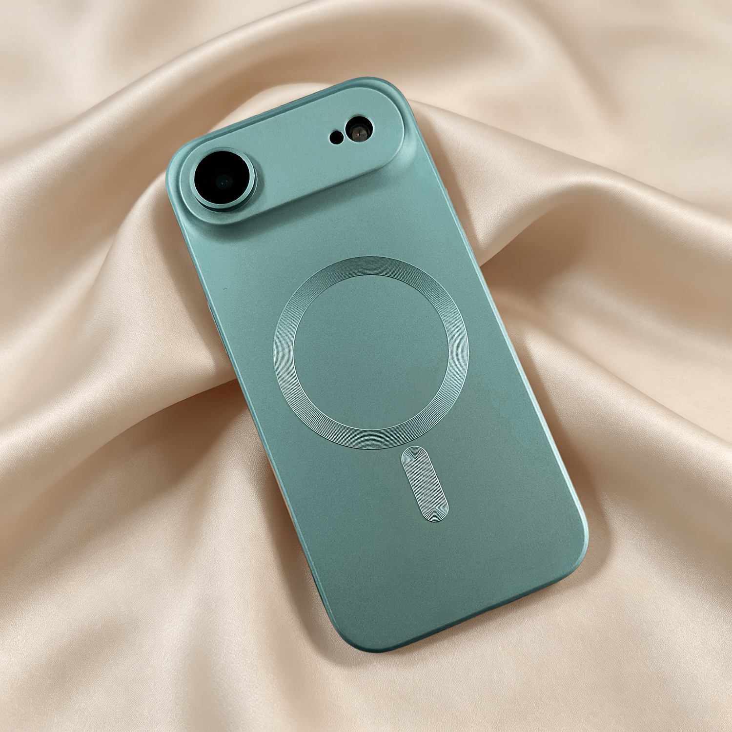 TEMU para Teléfono - Magnética Minimalista, Cubierta Mate Anti-Huellas, Protección Completa de Lente para iPhone 17 Air