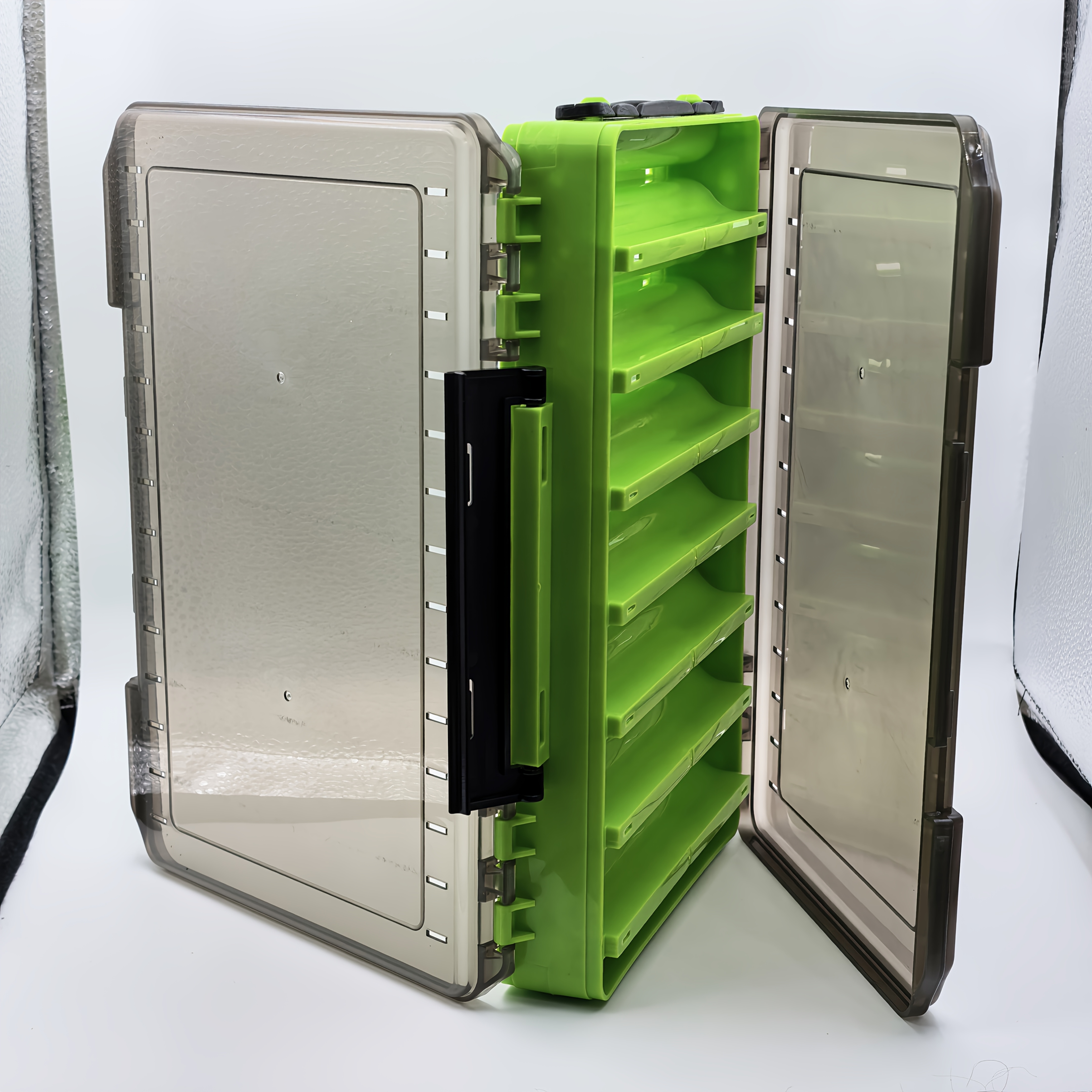 TEMU 1pc Double-layer Tackle Box, , Super Large Sea Fishing Tackle Box