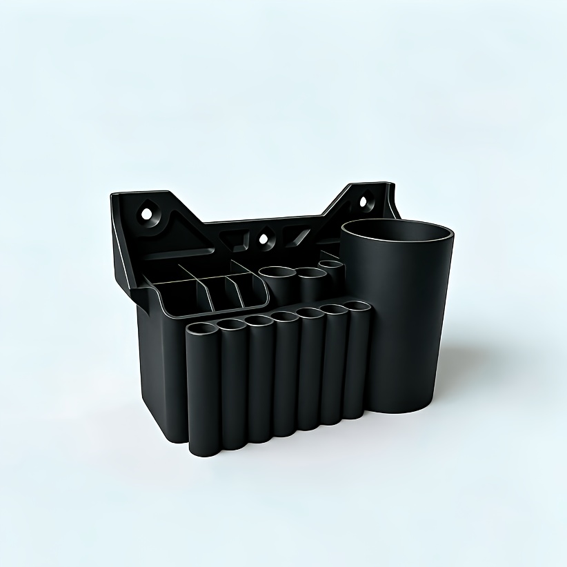 Alt-i-ett veggmontert verktøyhyll, skrutrekkerholder med stor kapasitet, multifunksjonell pennholder,…: retailer-supplied image