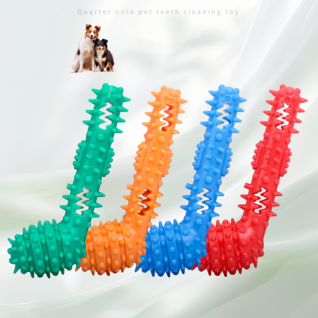Musical Note Design Dog Chew Toy for Dental Cleaning & Training