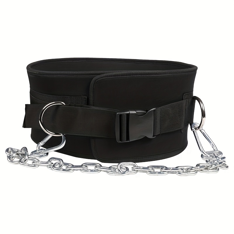 Durable Weightlifting Belt Featuring A Chain Attachment - Made From Abs Material For Enhancing For And - Perfect For Strength Training, Fitness Routines