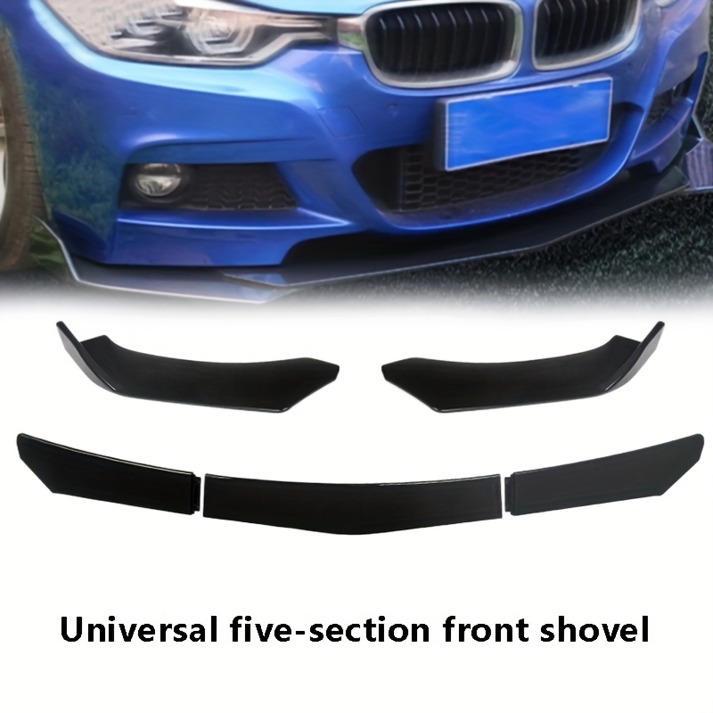 universal adjustable 5   lip splitter bumper guard kit for car modification scratch and collision protection 0