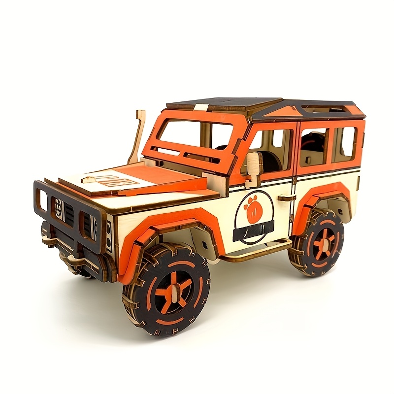 

Diy Wooden 3d Puzzle Kit - Vibrant - Vehicle Model With Realistic | Laser-cut, Handcraft | Ideal Brain Teaser & Gift For Birthdays/christmas