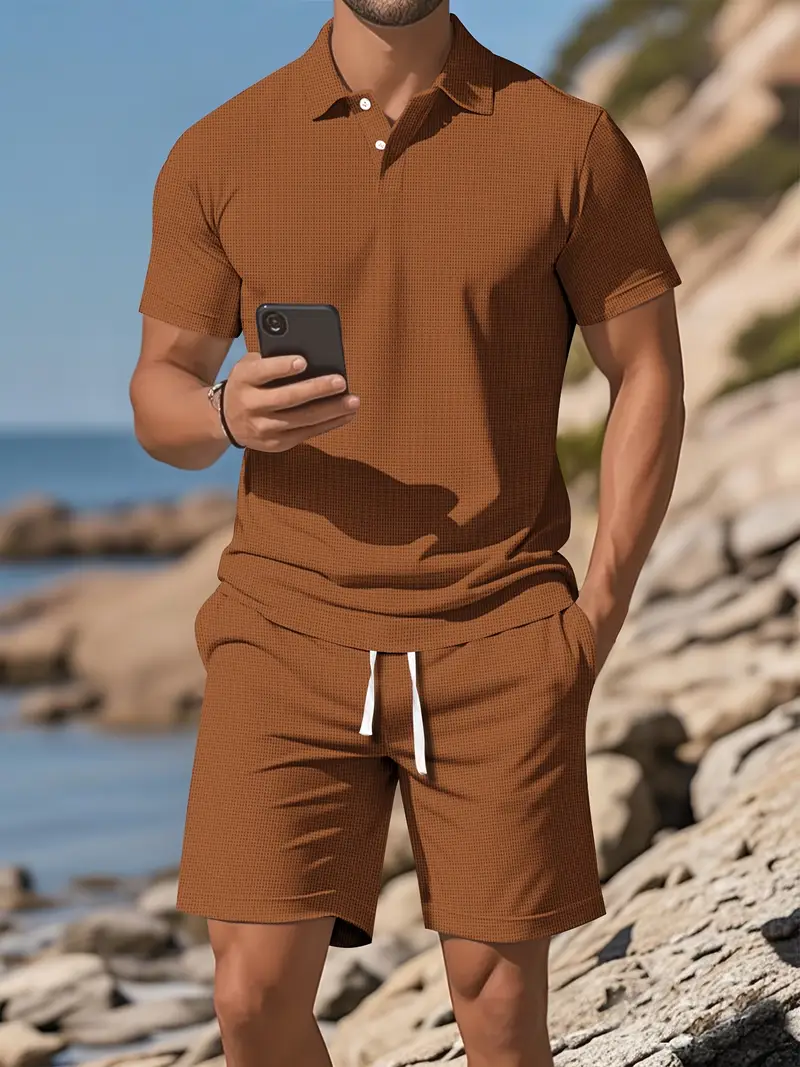 2 Set Abbigliamento Bambino Estate - T-Shirt Manica Corta + Pantaloncini Elastici, Casual - Foto 7