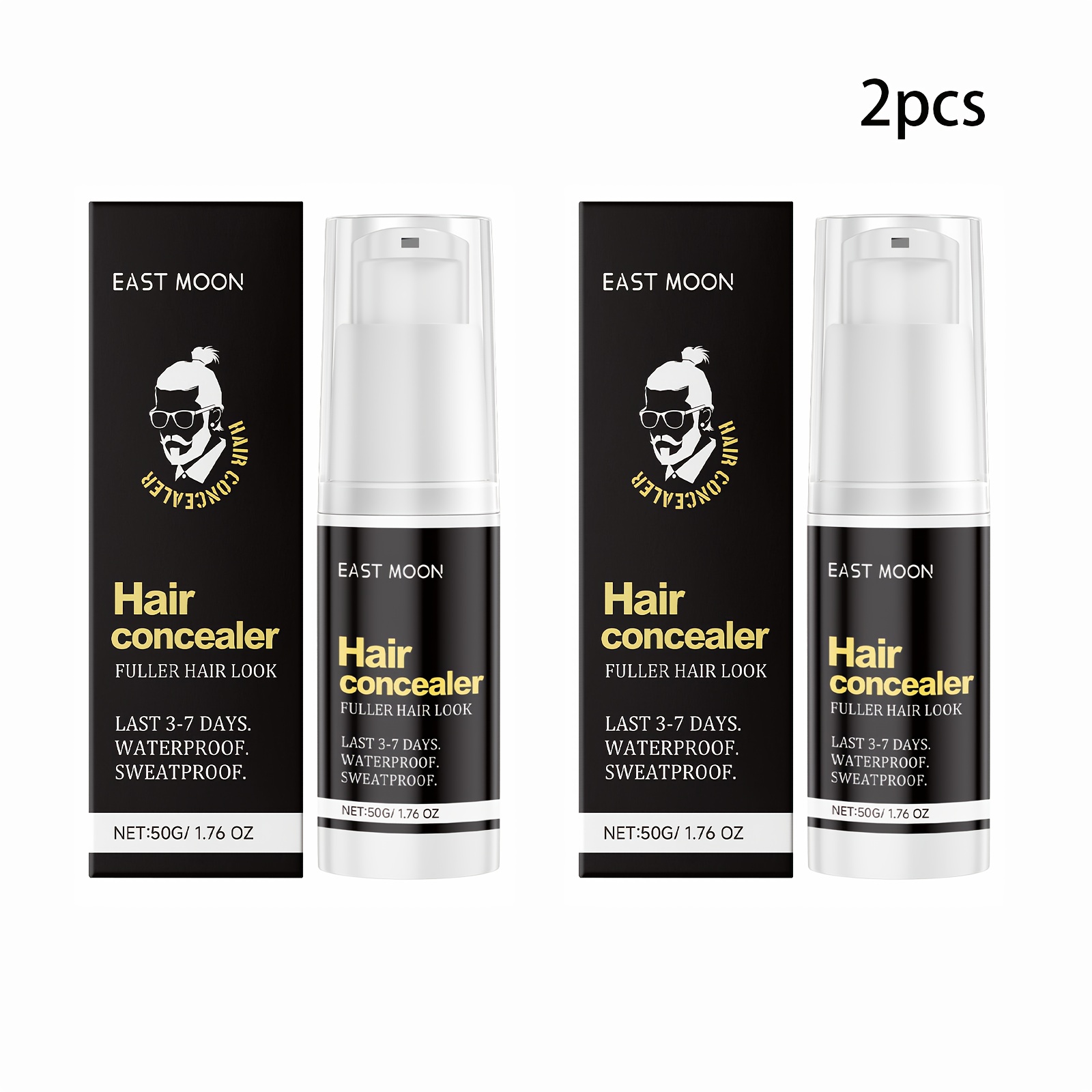 50g 2pcs castor oil hair covering cream for seam concealing fluffy hair gentle moisturizing and color restoring balm Product details 1