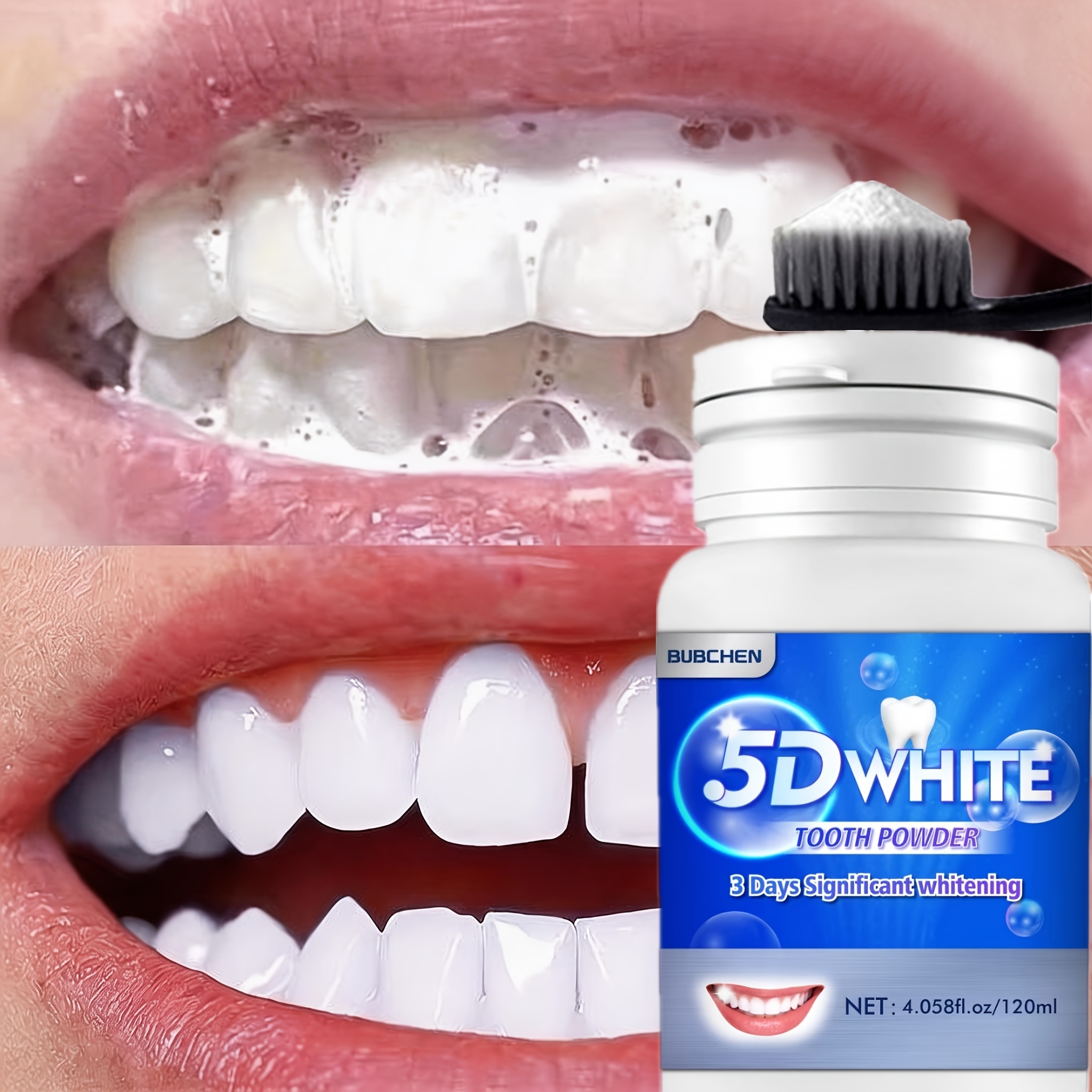 120ML Magic Natural Teeth Powder for Oral Hygiene