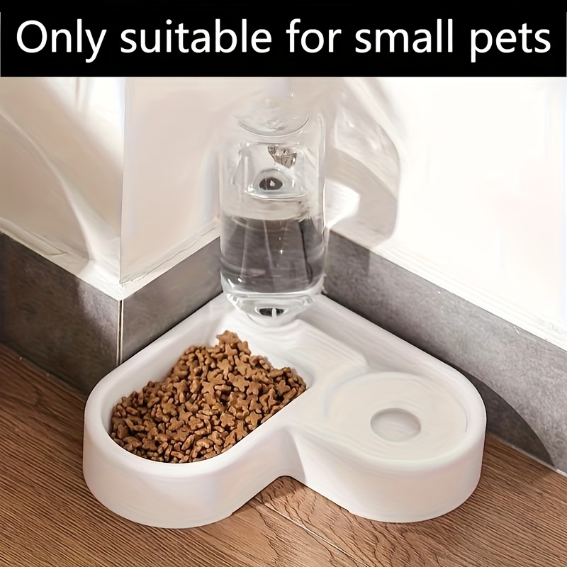 TEMU 1pc Two-in-one Automatic Pet Feeder For Cats And Dogs - Convenient Food And Water Dispenser