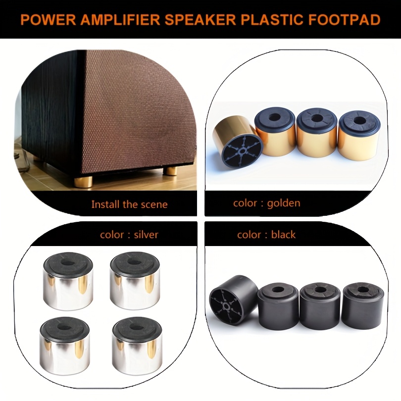 Vibrationsabsorbierende Lautsprechermatten 50 Stück Für HiFi Audio Ausrüstung