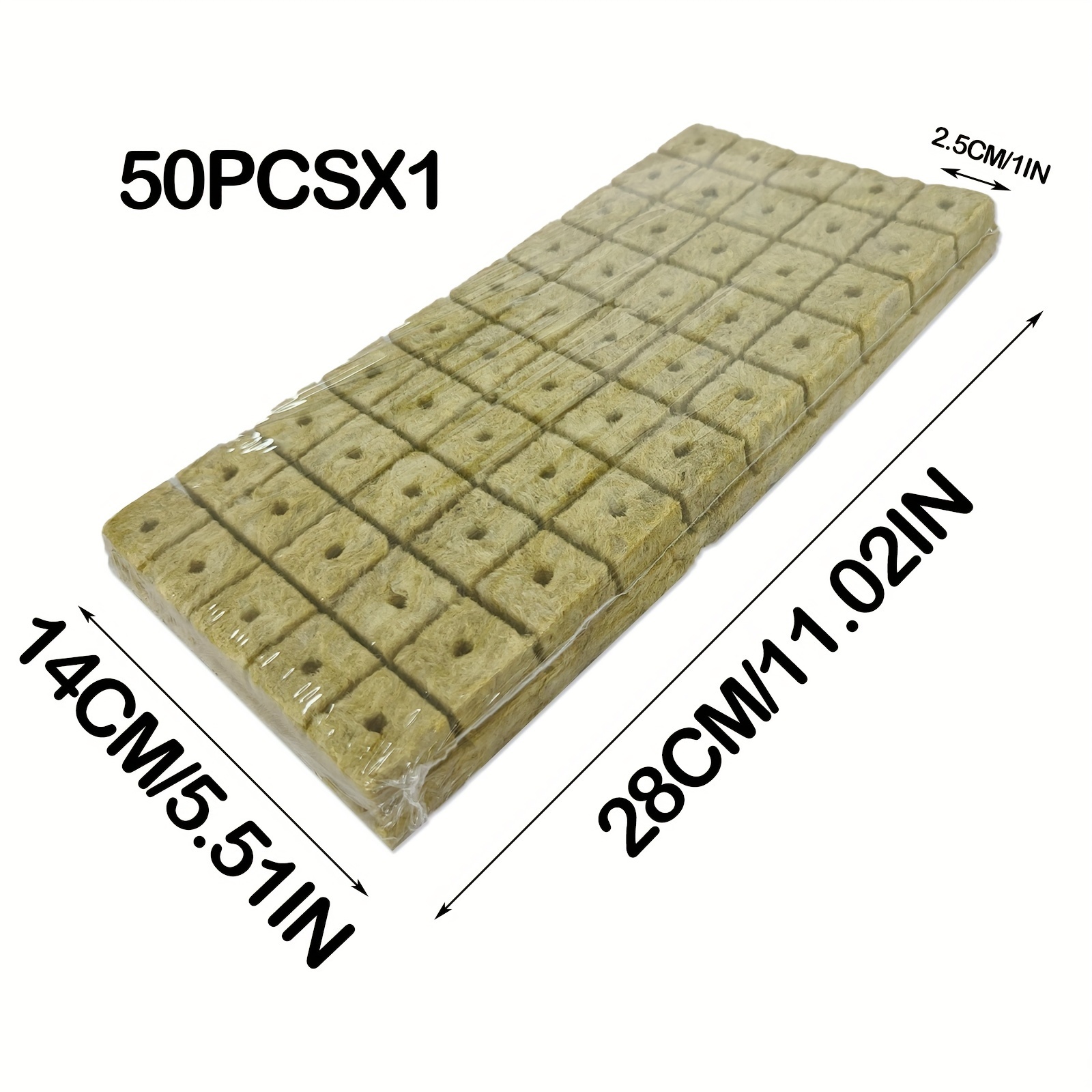 100/50 1-inch Absorbent Cubes Random, Gardening Planting/plant Hydroponics/container Filler