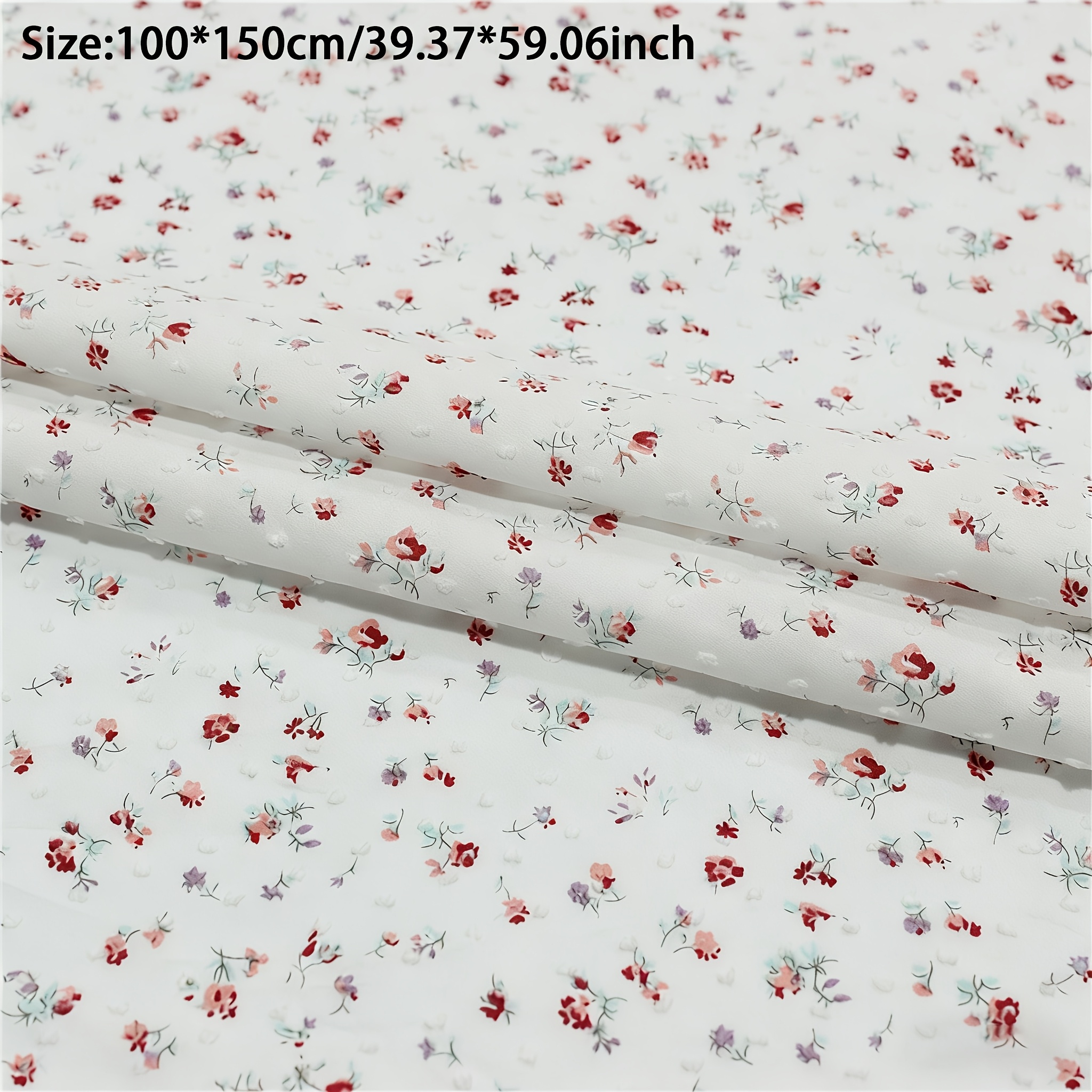 Image of New Woven Jacquard Small Floral Fabric 's Wear Women's Clothing Material For