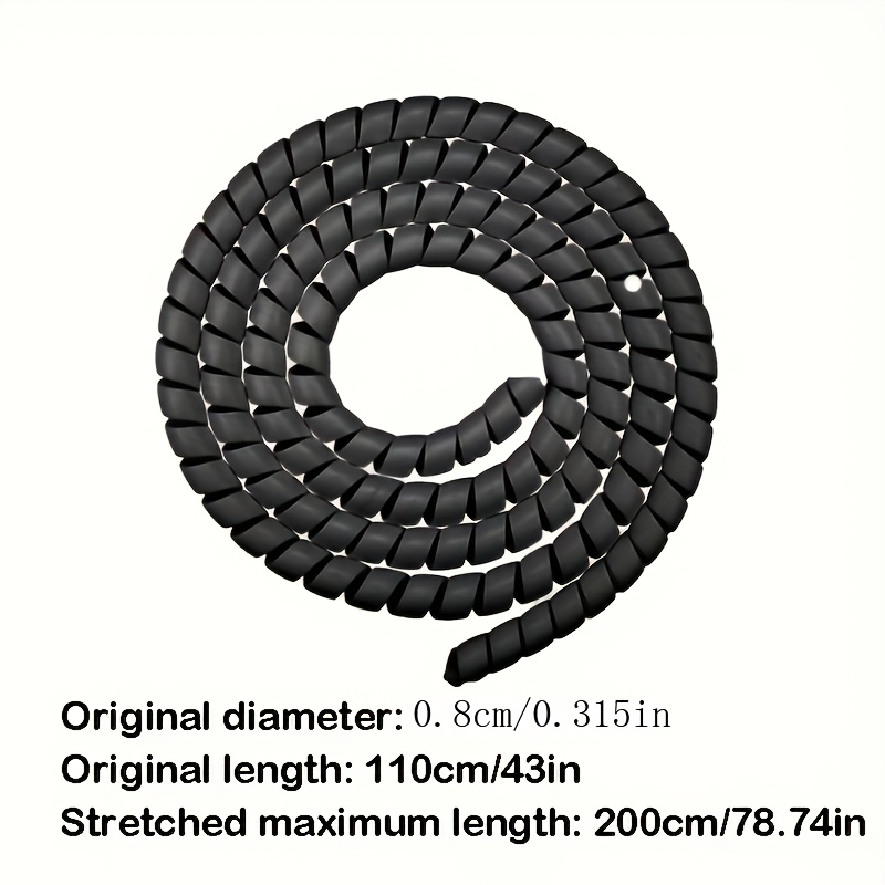 2 bucăți Tub de Protecție pentru Cabluri Accesorii pentru Scuter Tub Schimbător de Culoare Conductă Împachetată Rezistent la Praf și Zgârieturi Potrivit pentru Accesorii Scuter Xiaomi Mijia M365/Pro/1s/Essential/Pro2