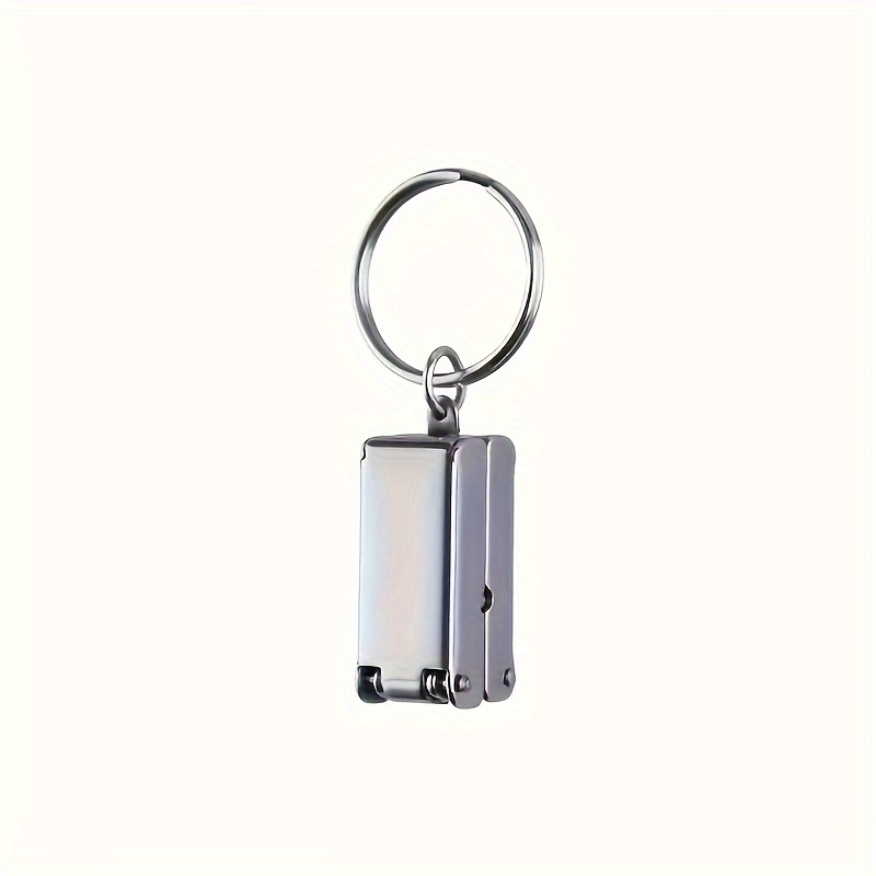 Stainless Steel Precision Manicure Clippers Mini Folding Nail Clippers High-end Portable Storage Household Nail Clippers