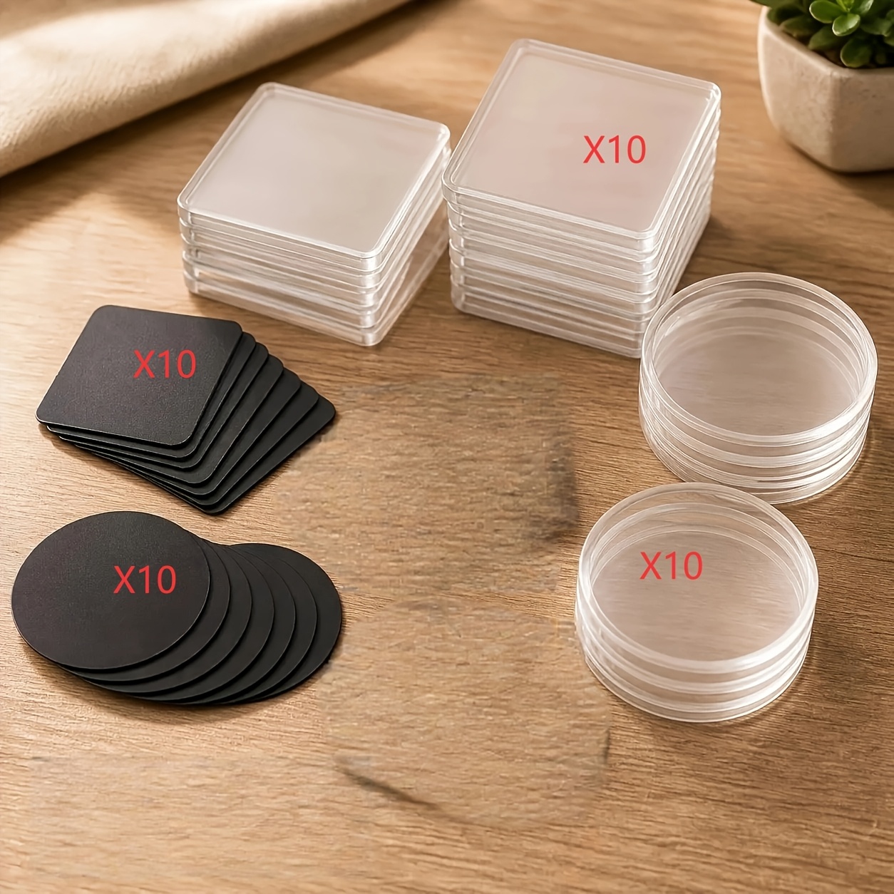 TEMU 40 aimants de réfrigérateur main améliorés, 20 ensembles, parfaits pour la création de photos et d'images faites main, la décoration de et des