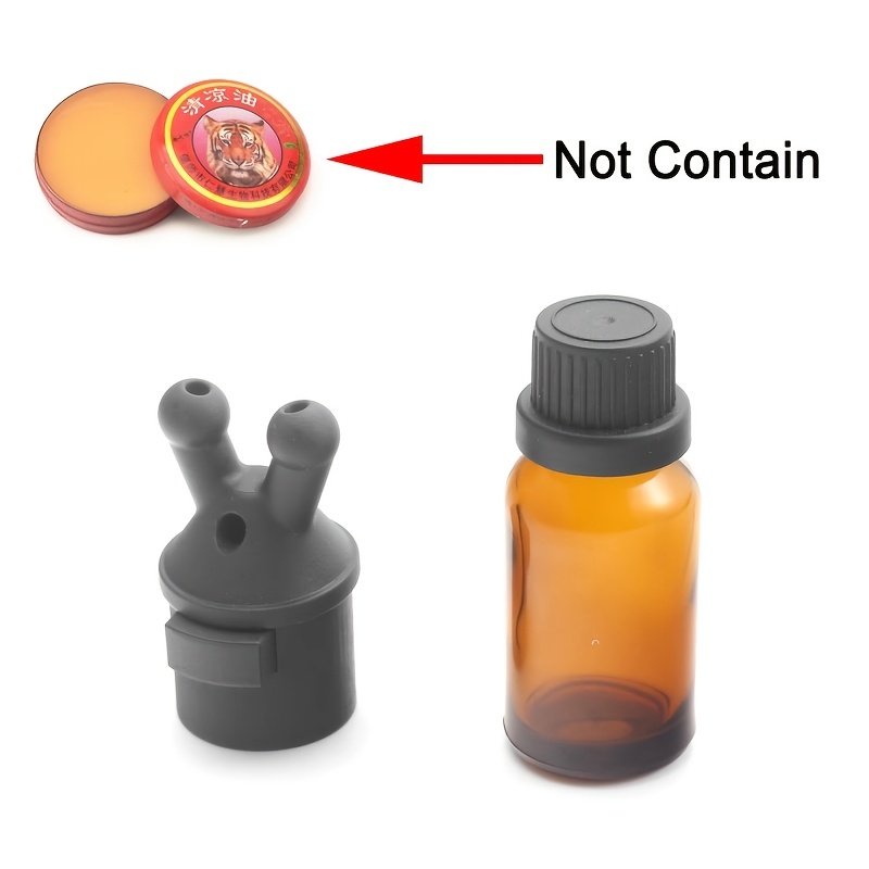 

V2 Leak-proof Essential Oil Bottle With A Featuring Heads, Holes, And A Spring-press Switch, Decorative Perfume Bottle.