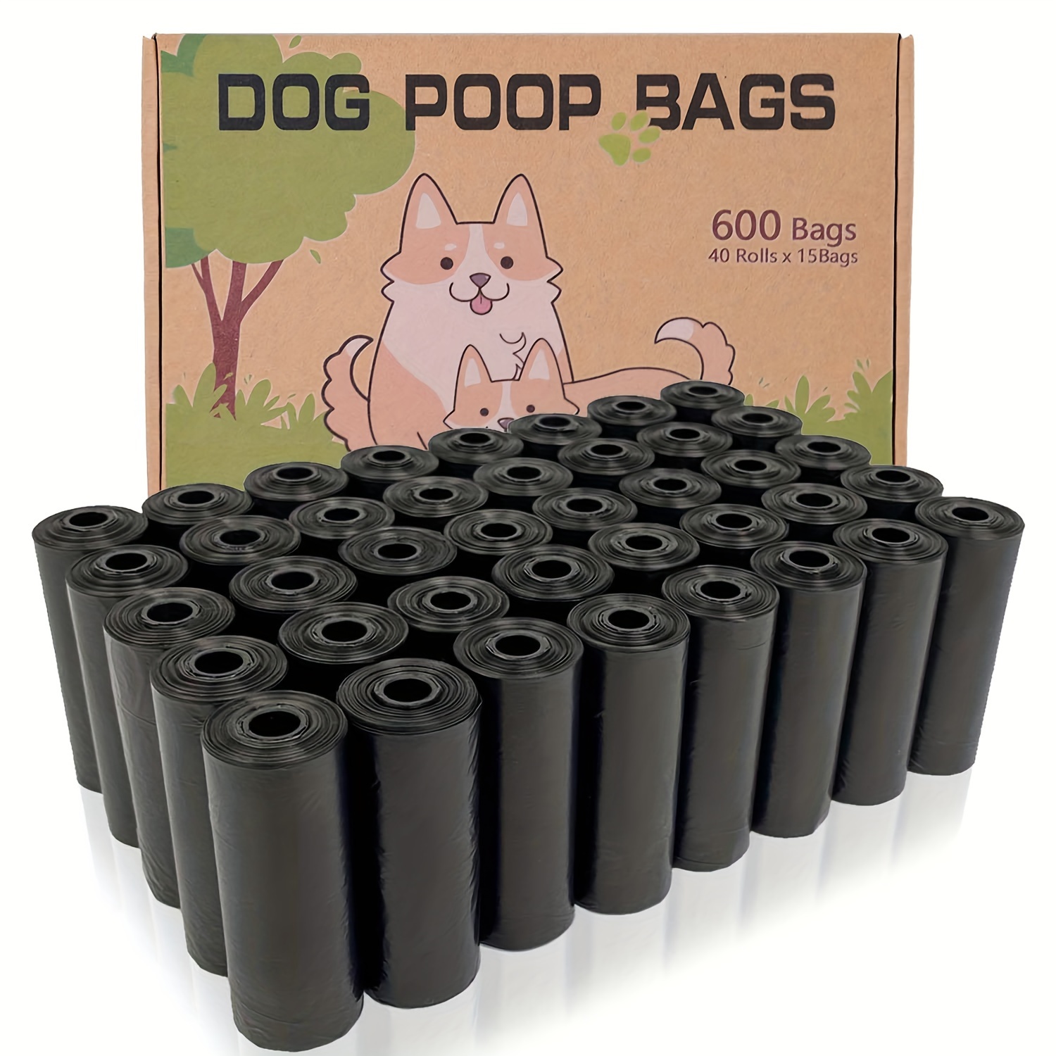 

Dog Poop Bags * 8.5 In, Poop Bags For Dogs Easy To Carry, Sturdy And Leak-proof, Dog Poop Bags Rolls For Outdoor Walk And Travel, Poop Bags Kraft Carton Packaging For Storage