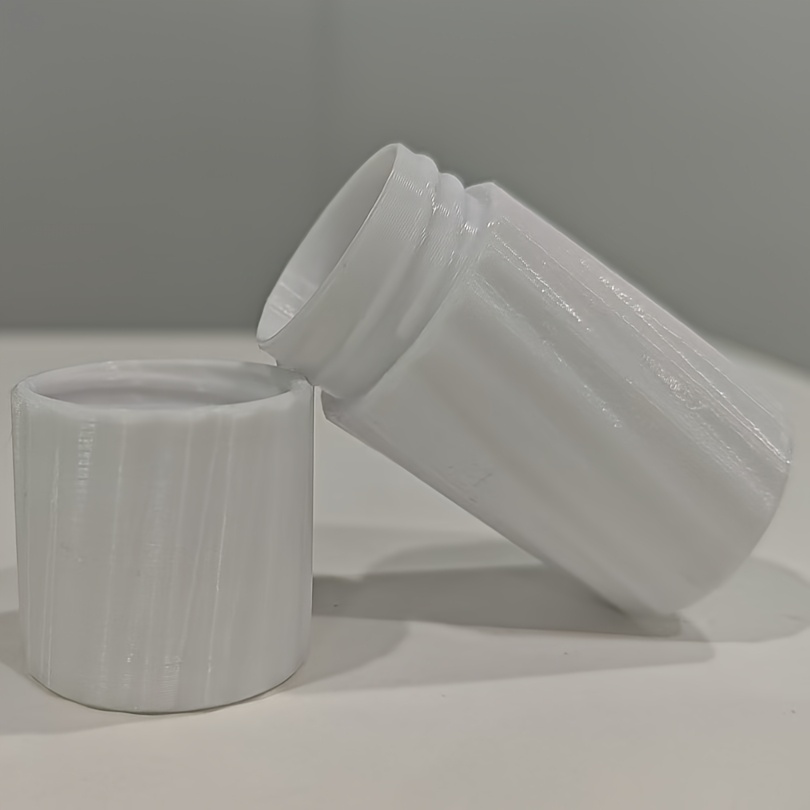 TEMU Contenedor portátil para almacenar hisopos, estuche de viaje a prueba de fugas para bastoncillos de algodón, pequeño estuche cosmético acanalado