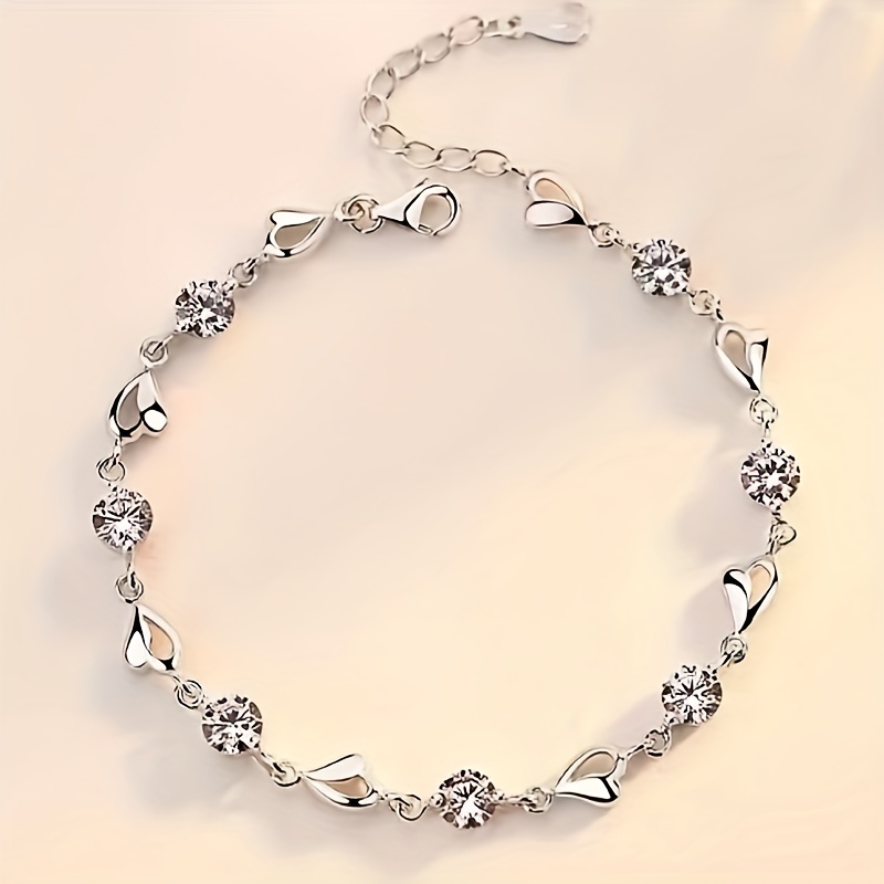 

925 Sterling Silver Tennis Bracelet With 4.4 Carat Moissanite Stones - Perfect For Everyday Wear And Special Occasions