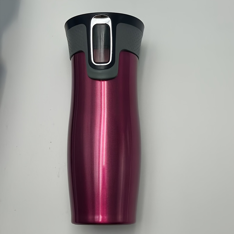 Image of Stainless Steel Round Reusable Coffee Cup, Hand Wash Only,, Freezer Safe, Multipurpose, Superhero Theme, With Lid, For Adult, Hot Beverage