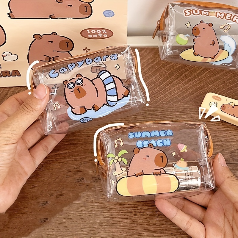 billetera plástico transparente diseño animal Temu Ecuador