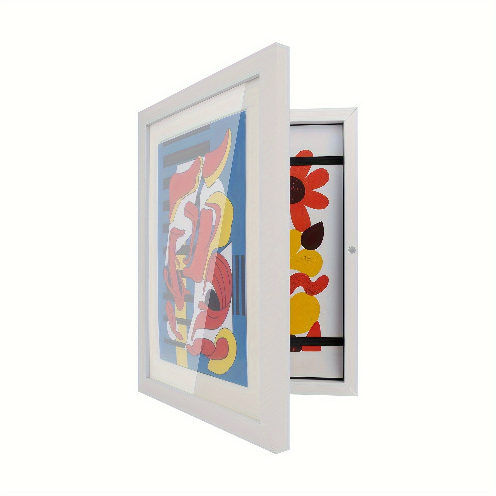 TEMU A4 Craft Photo Frame For Displaying Art, Drawings, And Paintings; Suitable For Portrait Storage With Options For Table Standing Or Wall Hanging,