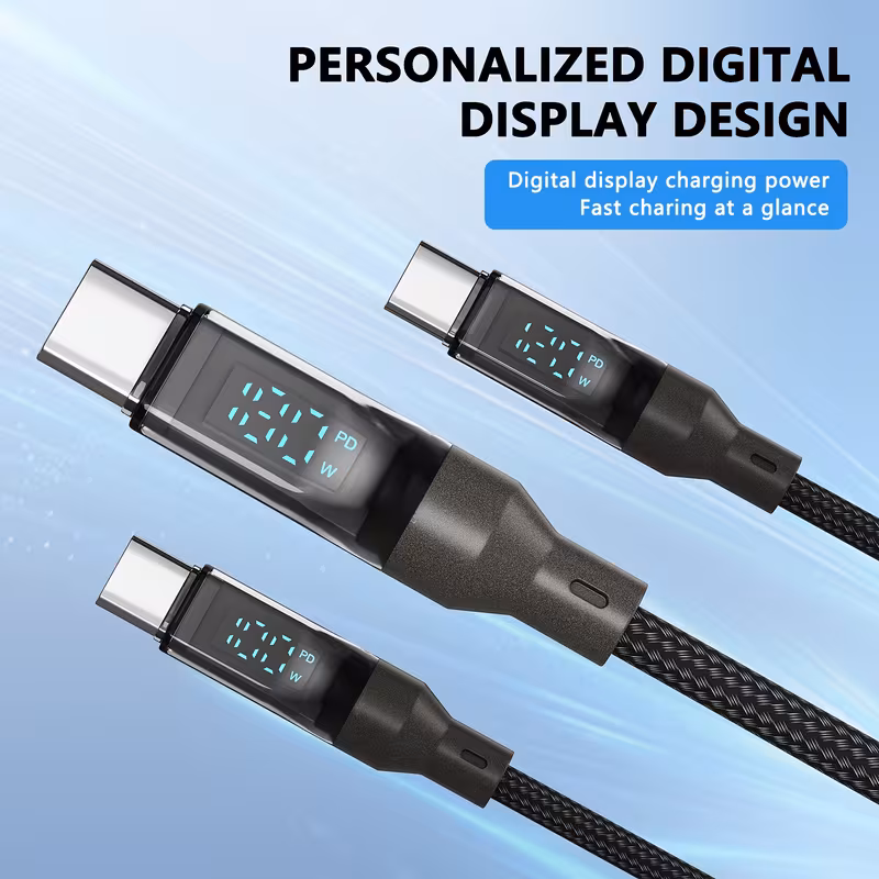 180w super fast charging usb a to type c cable with led data sync usb 6a compatible with iphone 15 16 xiaomi poco Product details 6