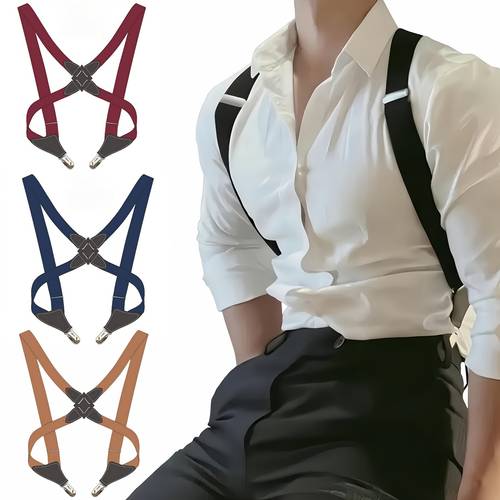 1pc womens and mens adjustable strap and with metal side court style durable stylish accessories suitable for weddings work clothes party dresses and other occasions