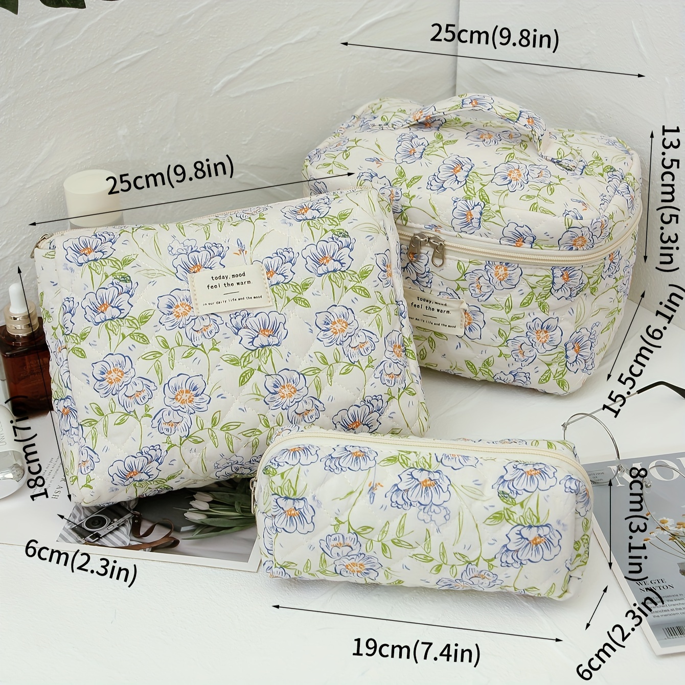 Cotton makeup bag hot sale