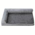 orthopedic dog bed medium dog bed with lining washable dog sofa bed pet bed for small medium and large dogs with removable cover and non slip bottom for crate pet sofa bed cushion cat bed dog mattress with pillow