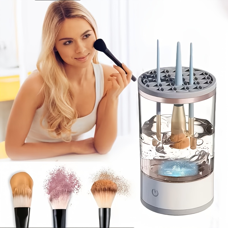 1pc electric makeup brush cleaner and quick dryer suitable for   and dorm use ideal gift for female friends holiday  