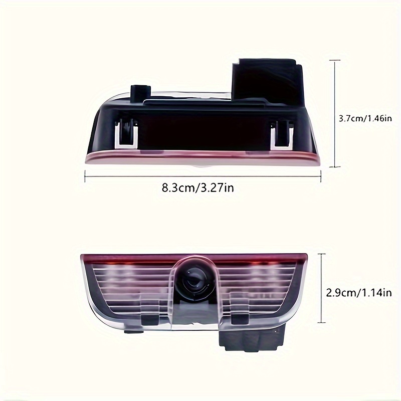 2 Stücke LED Auto Tür Projektor Licht Zubehör Für VW Passat B6 B7 B8 B9 CC  Golf 5 6 7 Touareg Tiguan Sharan Jetta MK5 MK6 MK7 T-ROC