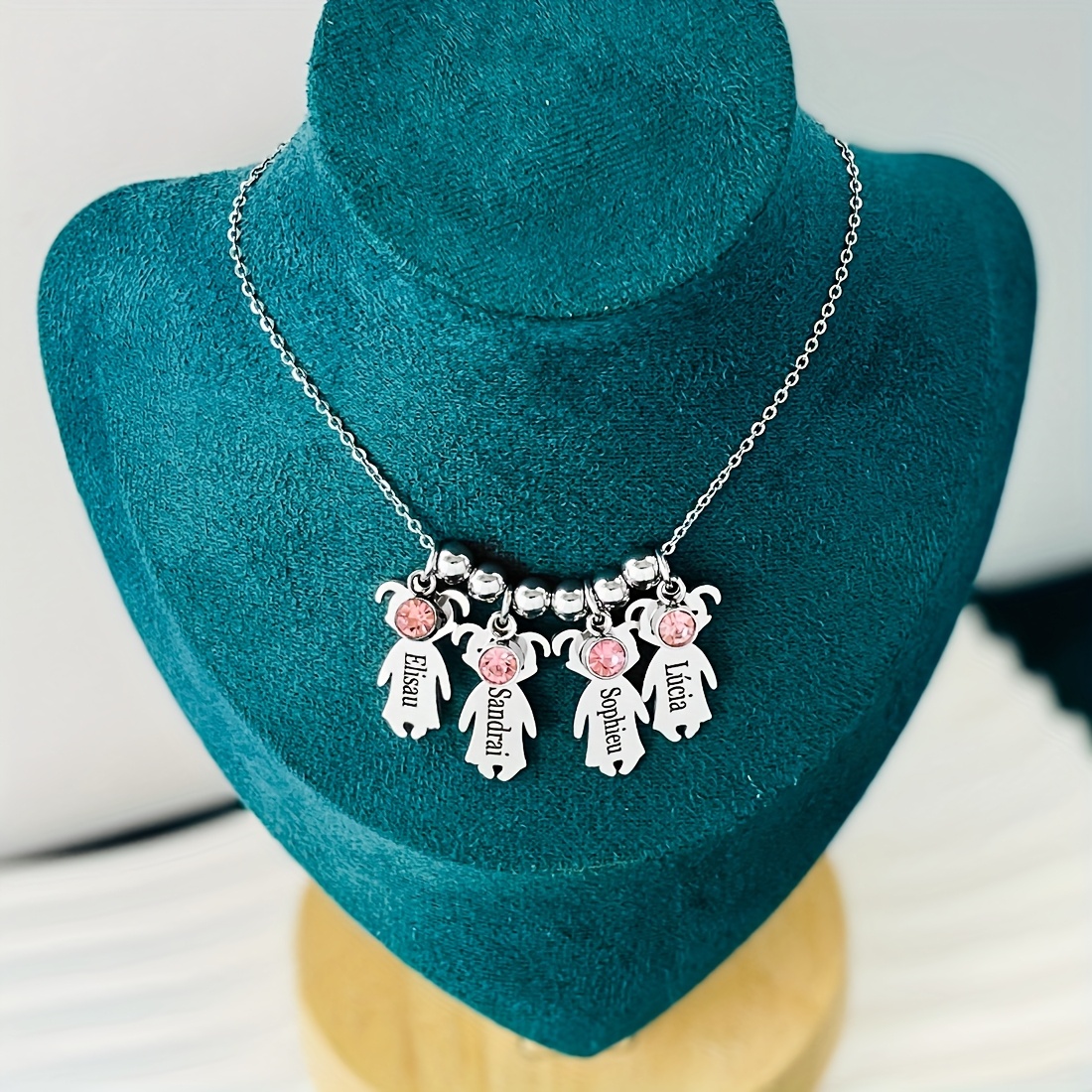 Personalized Engraved Name Necklace for Women