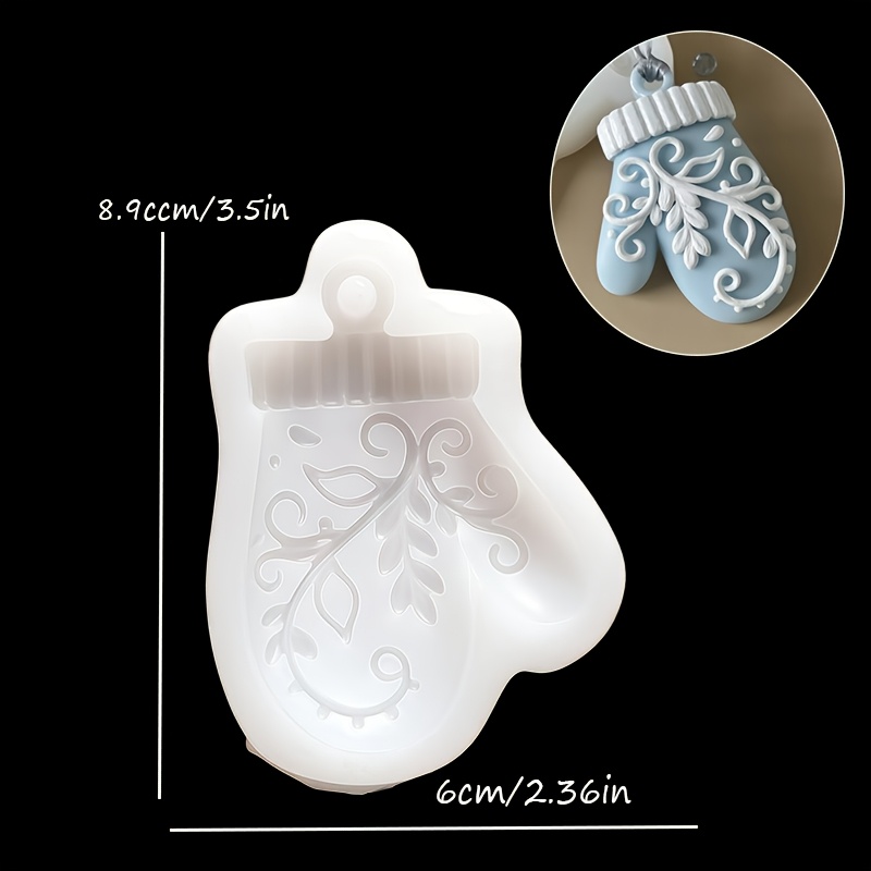 TEMU Resin Silicone Mold, Silicone Molds For Christmas Hanging Ornaments Christmas Tree, Christmas Balls, Gloves, Knit Hats, And Christmas Pendant
