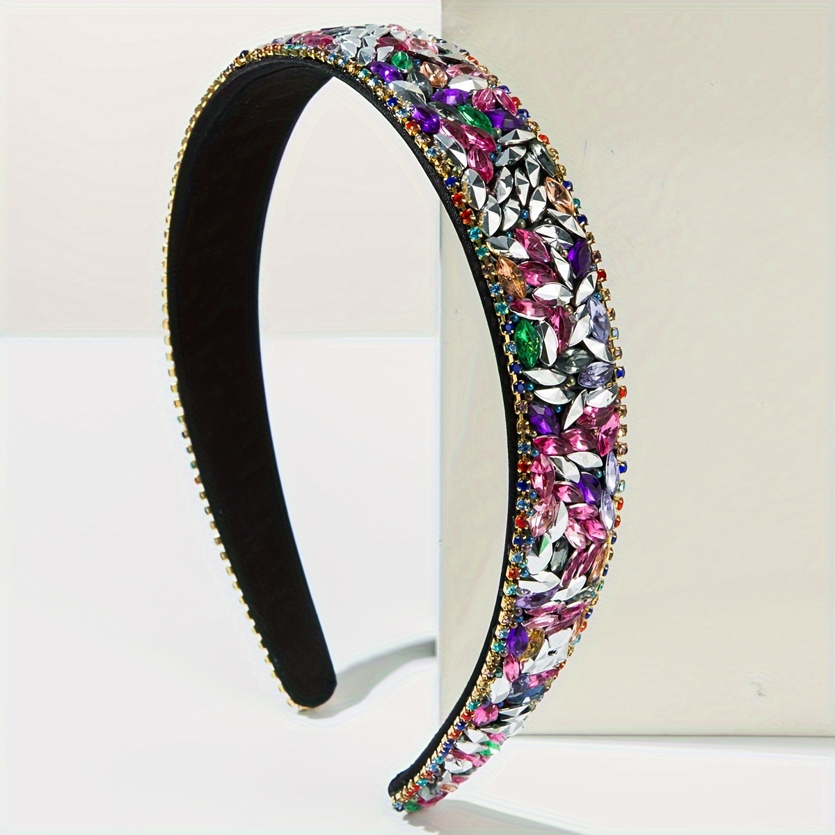 Baroque- Rhinestone Headband - , & Fashionable Accessory For