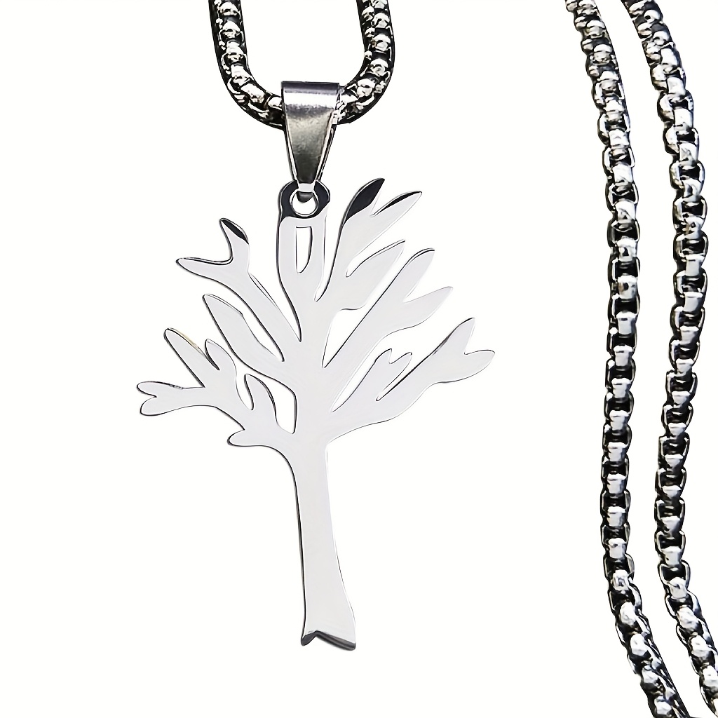 arbre vie bijoux printemps pendentif en acier inoxydable Temu