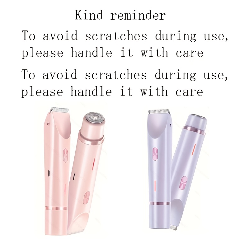 2 in 1 womens electric shaver for eyebrows face legs armpits dry and wet use portable   adjustable usb rechargeable shaver double headed shaver womens razor multifunctional beauty tool ideal gift for ladies Product details 5