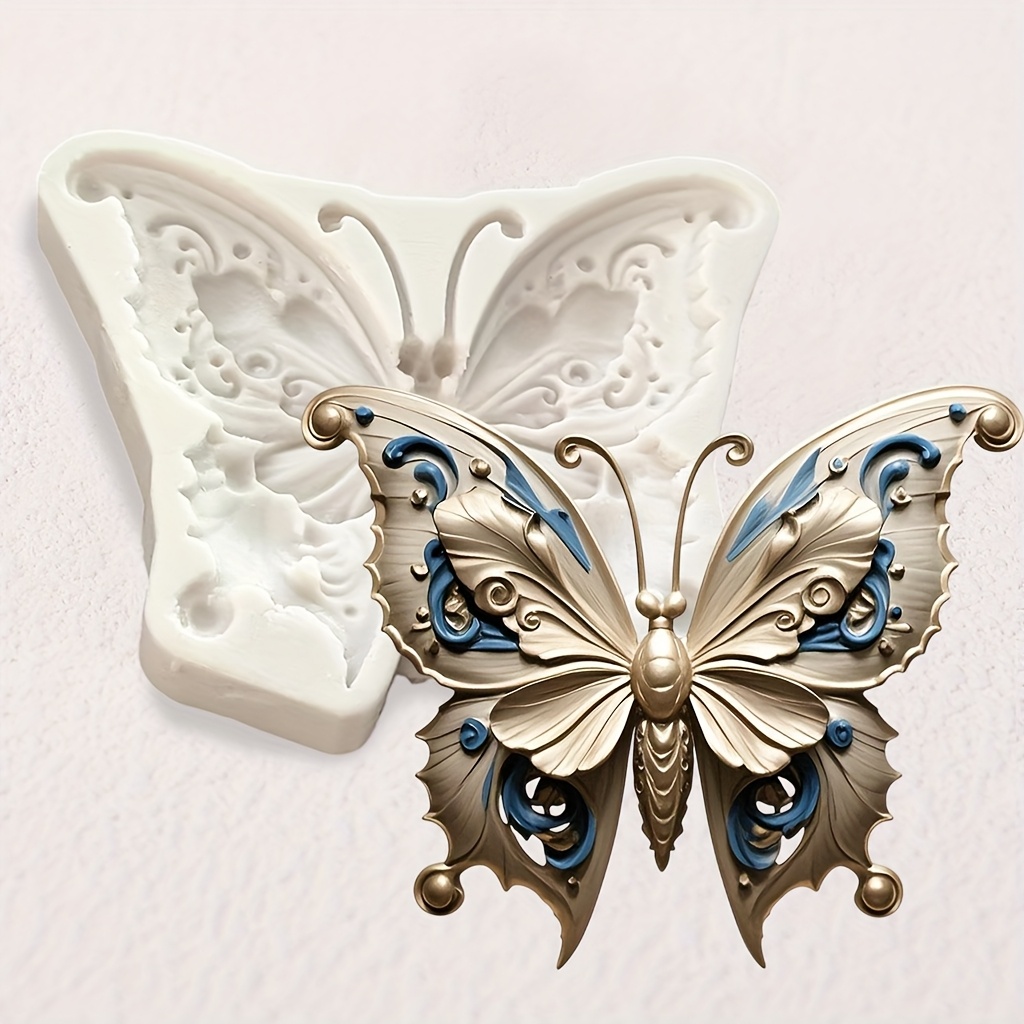 TEMU Stampo in silicone a forma di per fondente, decorazione in resina, stampo in silicone per San Valentino, per ciondoli, stampo per artigianato
