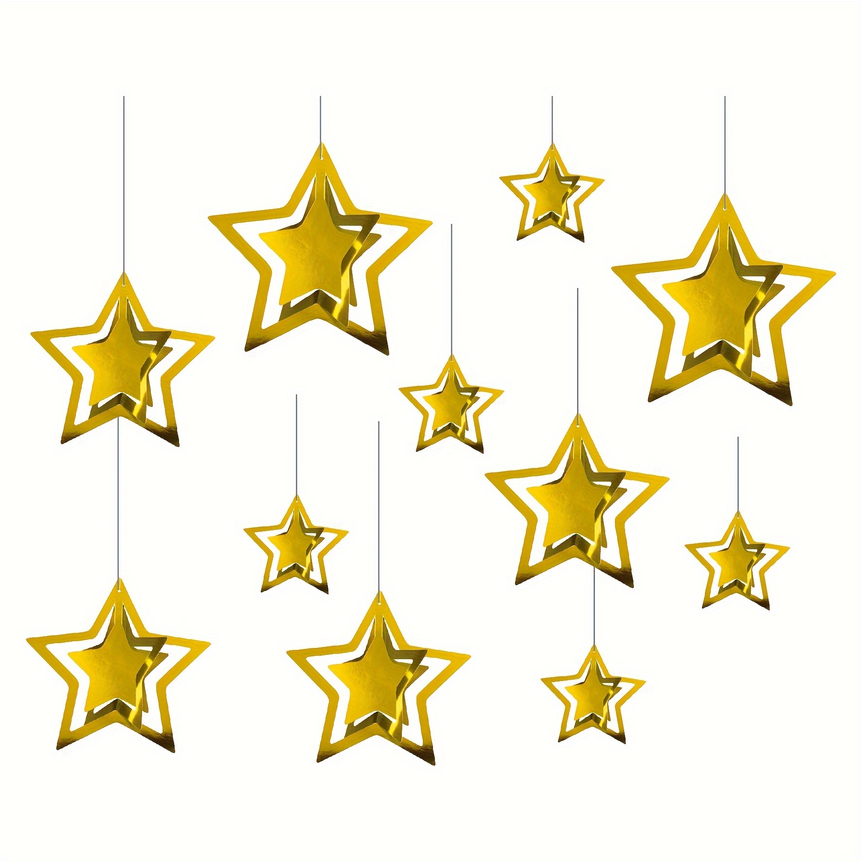 Image of 3d Hollow Pendant Decoration For 11.11, Christmas, And Valentine's Day, Suitable For Party Holiday Decorations, Room Ceiling Arrangement