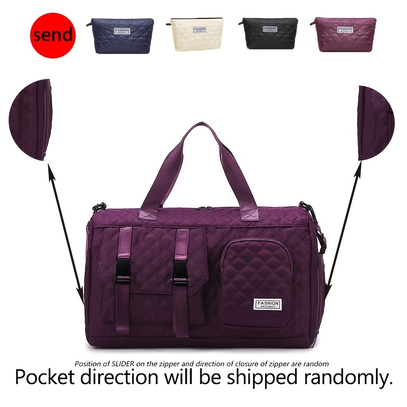 TEMU Men's Tote Bag - [ ] Spring And Summer Universal Fashion Casual Neutral Square Bag, Tongle Shoulder Crossbody Bag, Handbag For Daily , Tongle