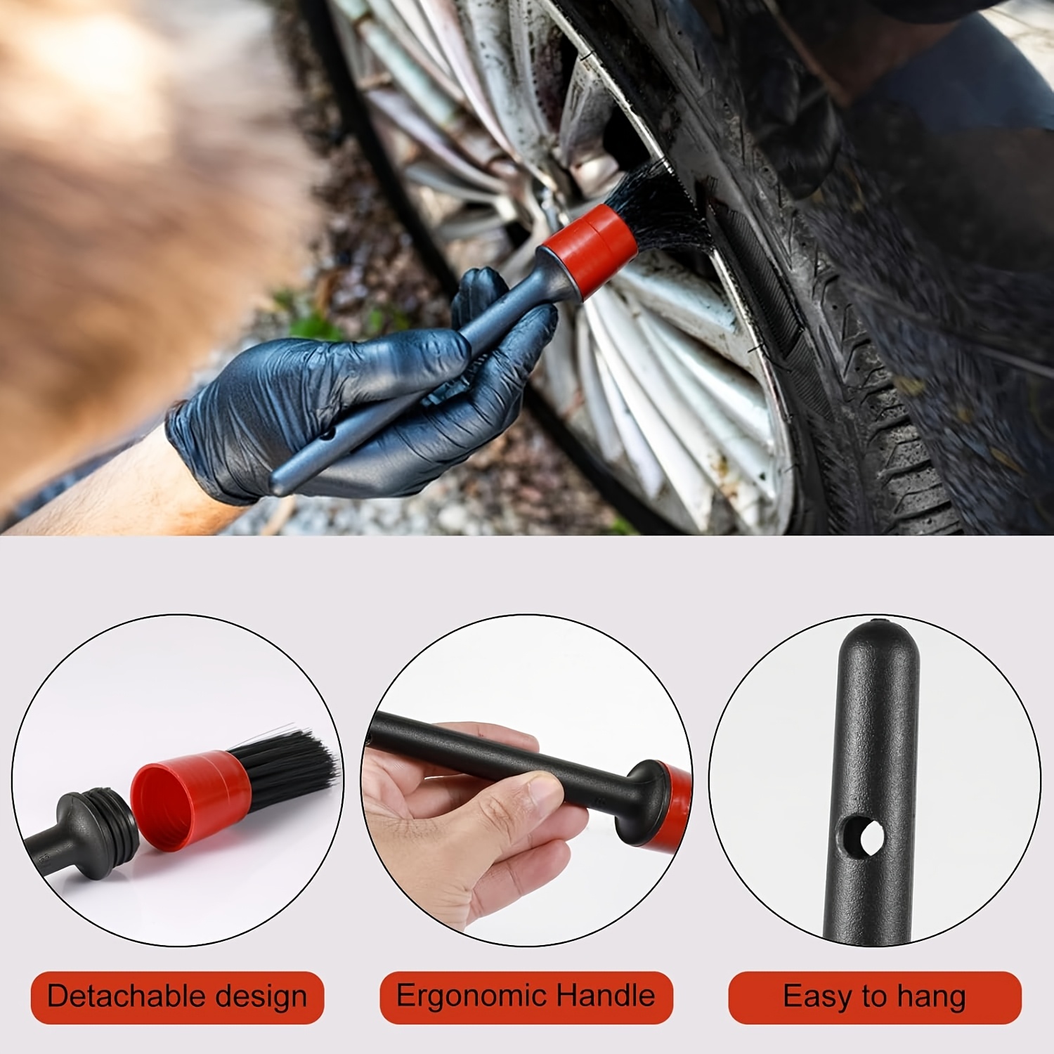 14pcs Car Detailing Brushes Cleaning Kit