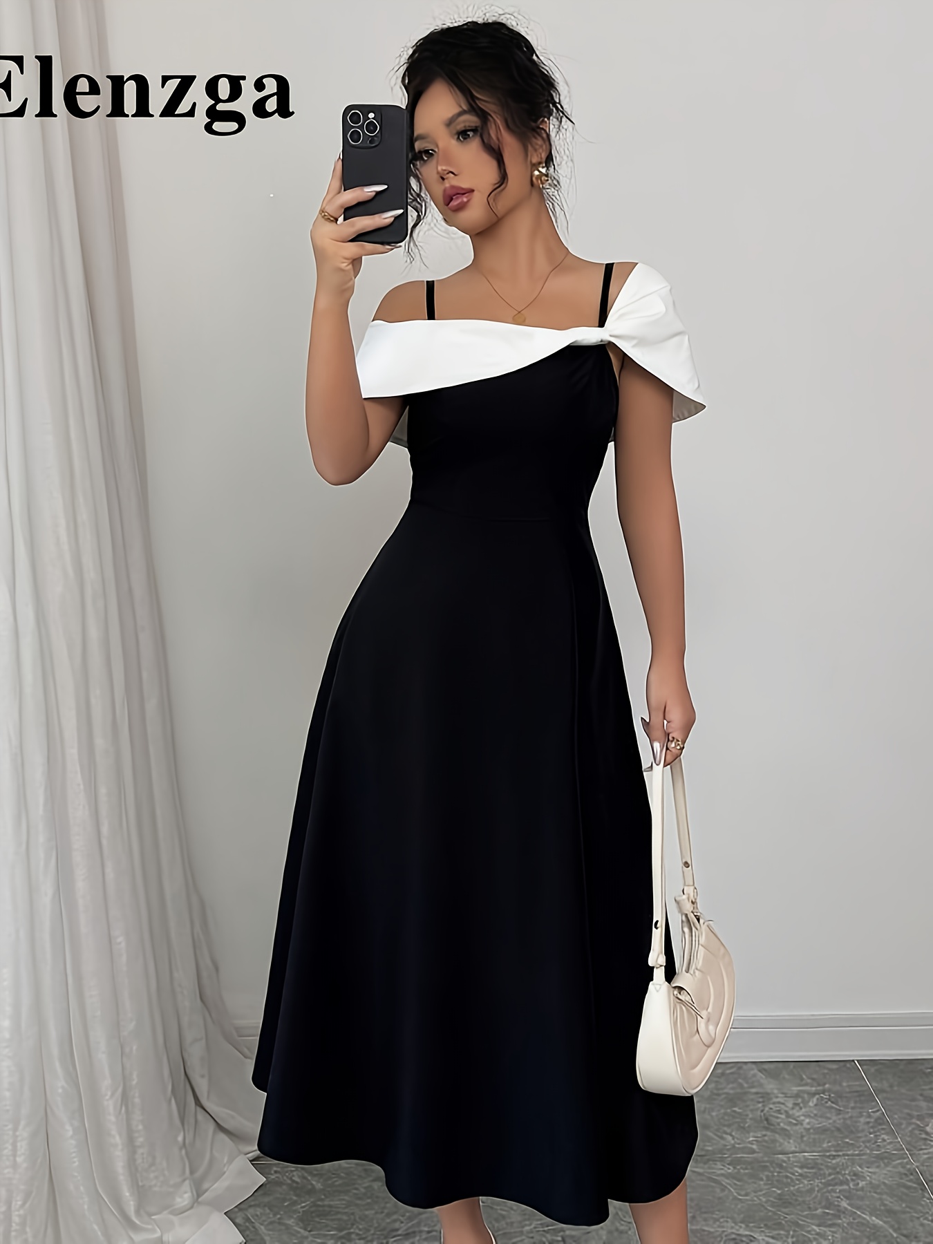 sachin and babi light blue dress Women's Solid Color Off Shoulder Long Dress, Casual Daily Wear, Birthday  ,New Year Eve Prom Dress,Fall Clothes Long Sleeve Dress Elegant Women  Dresses｜DAZY