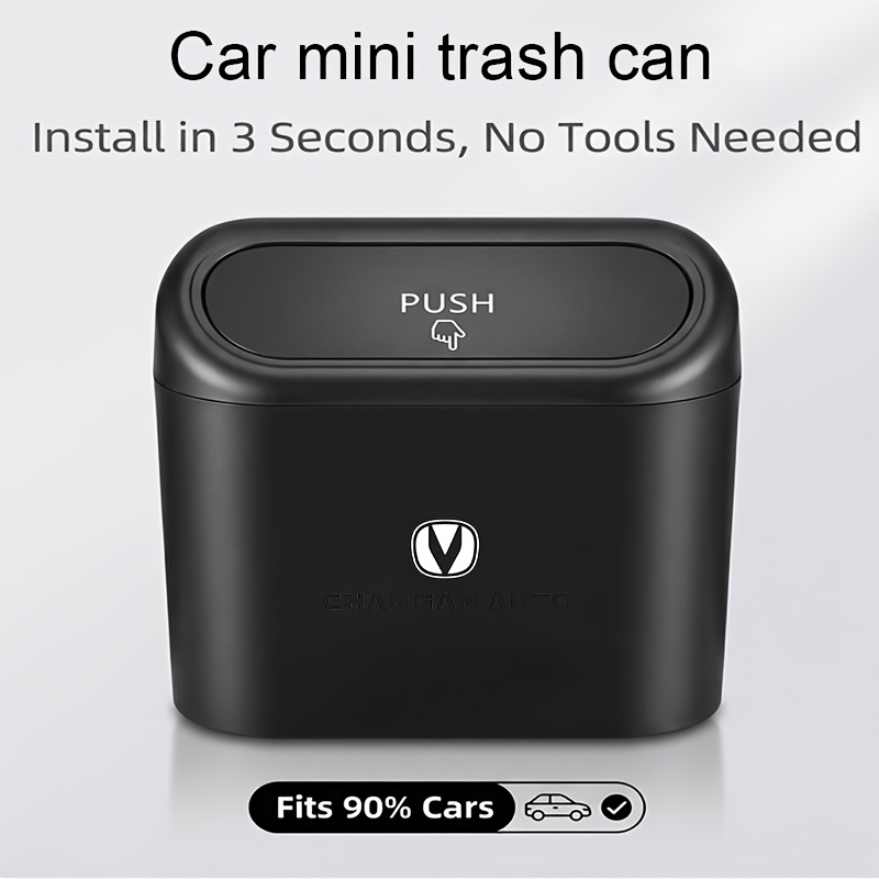 TEMU 1pc For Auto Themed 2d Flat Printing Door Hanging Car Storage Organizer For Front Seat Multi Functional Portable Universal Vehicle Interior