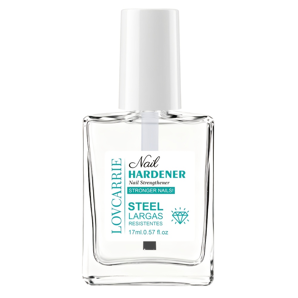 Image of Lovcarrie Transparent Strengthener, Nails Shine, Hardener For Strengthening Thin And Soft Nails, Natural Drying, , Makes Nails Stronger
