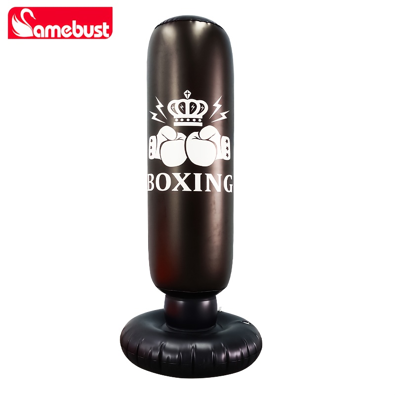 E-shop CAMEBUST Aufblasbarer Boxsack, Bounce Back Schlagball für Sport, Tägliche oder Übung, Schwarz