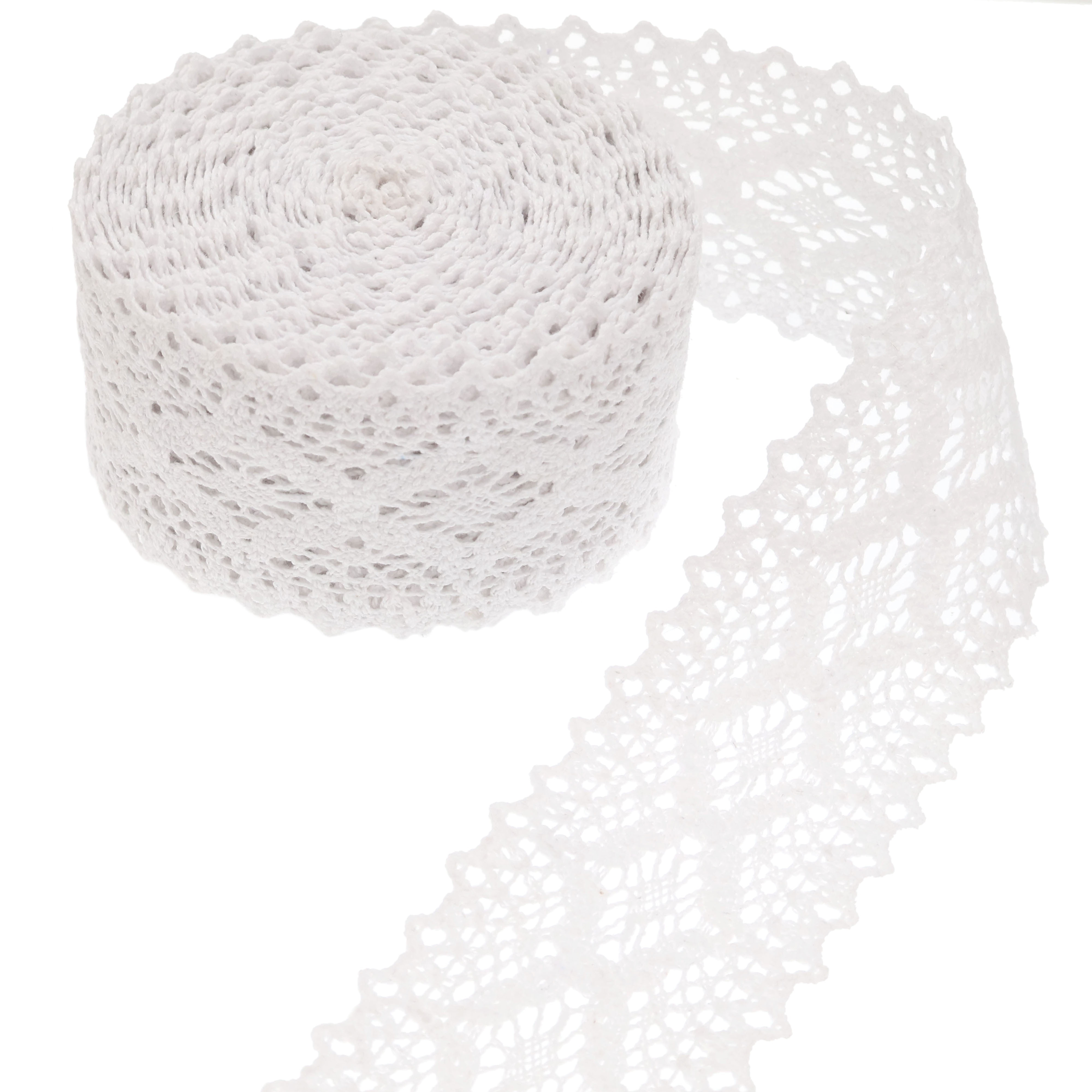 Ruban Dentelle Beige Vintage - Largeur 1,5 Cm, Longueur 27,4 M - Pour Décoration Mariage, Couture DIY
