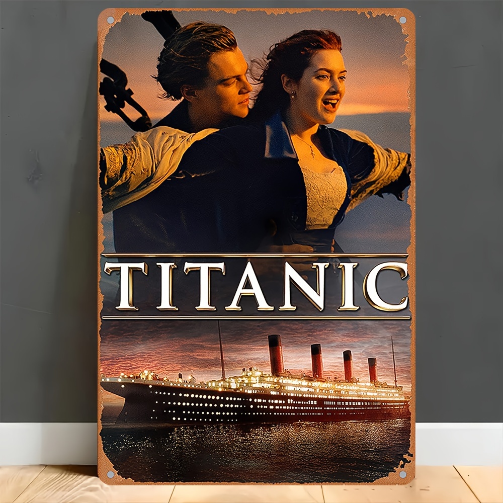 TEMU 1pc Movie Theme Vintage 8×12 Inch Aluminum Sign For Movie Fans & Home Decor Enthusiasts