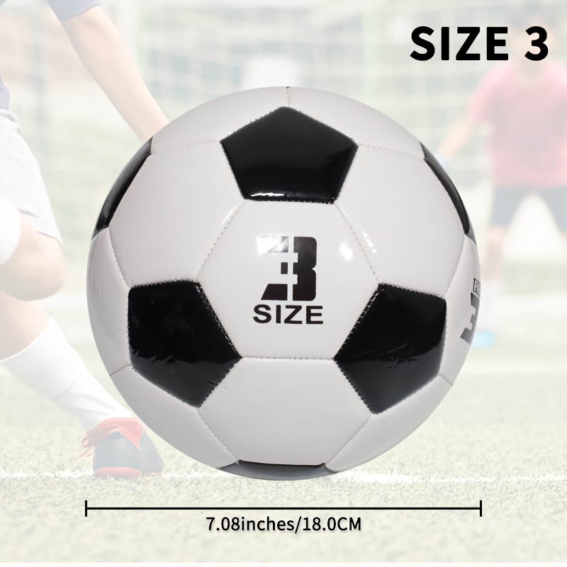 unisex youth size 3 ultra bright tpu soccer ball thick wear resistant proof for training and competition details 2