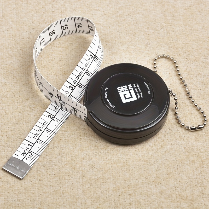 Fabric Body Tape Measure 80 Inch Metric Thumb Soft Double-Sided Tape Measure For Custom Sewing 2 Metres White 2pcs