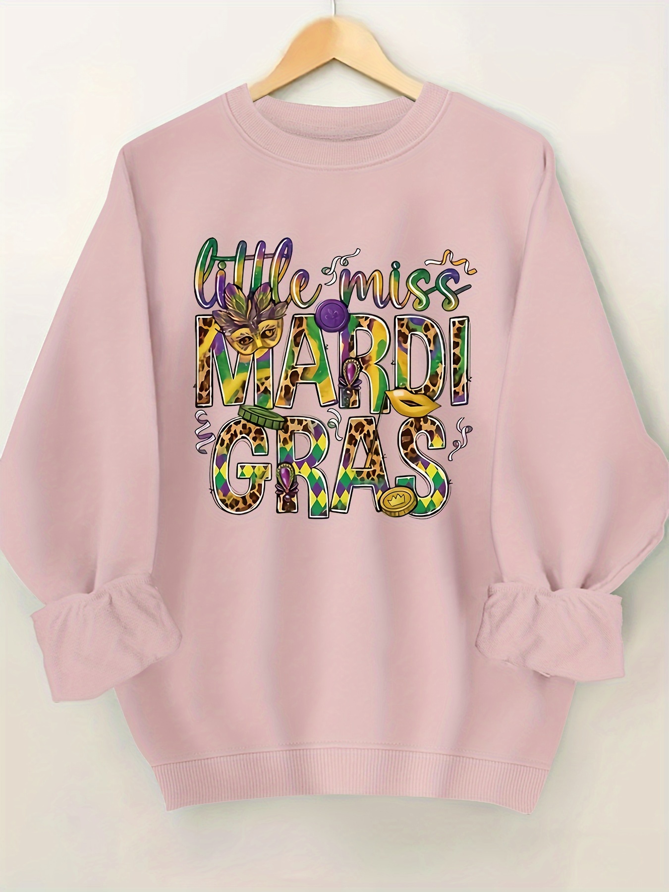 Sunidol Women's "Great Grandma" Sweatshirt – Letter Print Crewneck, Casual Pullover