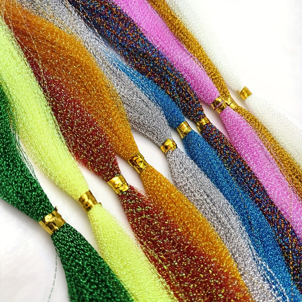 Flash Fishing Tying Materials Colorful Flash Cord Jig Hook - Temu New  Zealand